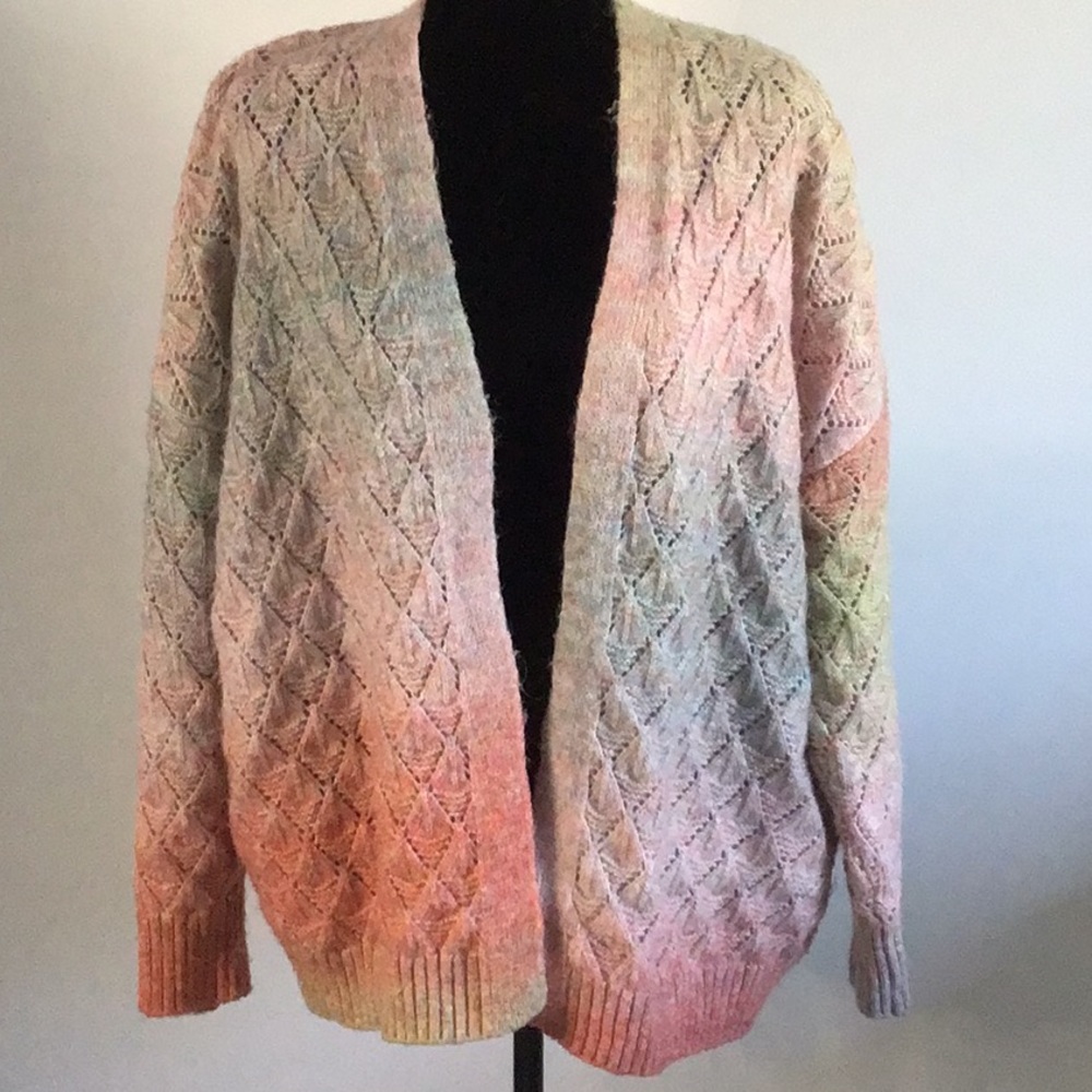 Penelope Rose Ombré Open front cardigan beautiful